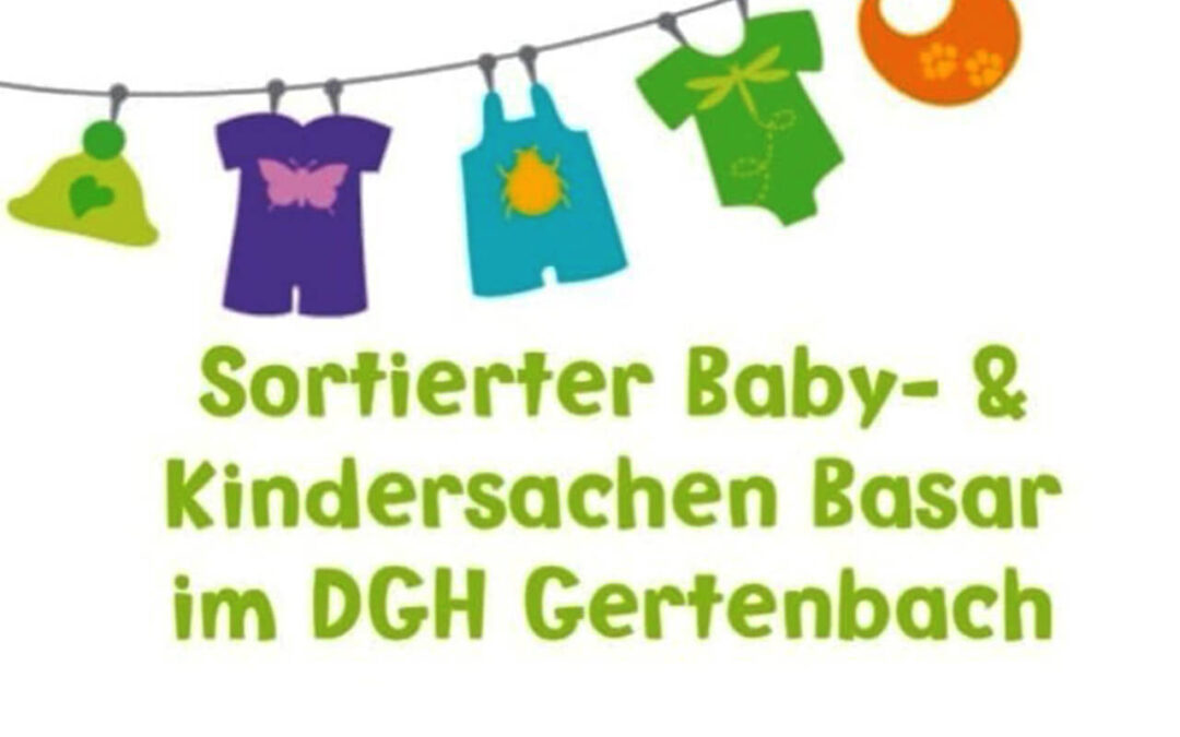 Kindersachenbasar 10. November 2024